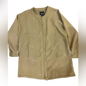 Madewell Oversized Duster Coat olive green size L